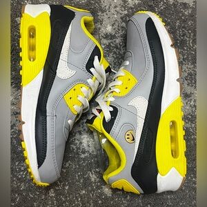 Nike Air Max 90 LTR (GS) "Go The Extra Smile" Grey Yellow Size 7Y